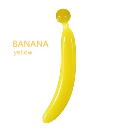 27 Cm Aubergine Banane Gode Jouets Sexuels Pour Femmes Fruits Colorés Concombre Faux Pénis Femme Masturbation Vaginale Godes Anaux--Banana