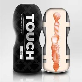 Vagin Artificiel Mâle Masturber Tasse Silicone Doux Serré Chatte Massage Anal Adulte Érotique Jouets Sexuels Pour Hommes Gay Outil De Masturbation--Black