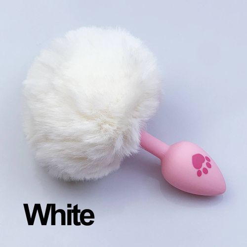 Plug Anal Queue De Lapin Pour Homme Adulte, Jouets Sexuels, Pénétration Gay, Cul Érotique, Dilatateur D'anus, Gadgets De Massage, Expansion De Magasin Anal--White