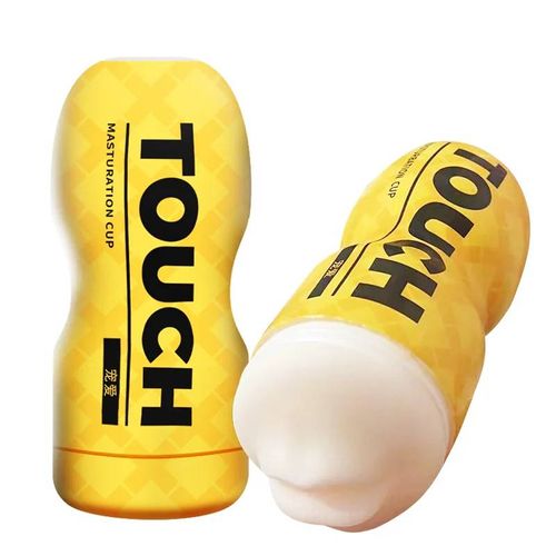 Masturbateur Masculin Réaliste À Gorge Profonde, Vagin Artificiel, Bouche, Canal Anal Et Oral, Jouets Sexuels Érotiques Pour Hommes, 18 Jeux Pour Adultes--Yellow-Oral Cup