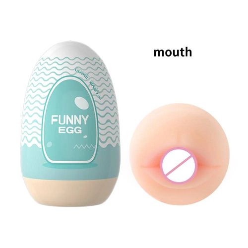 Mini ?uf De Masquage Portable Pour Homme, Vagin Réaliste, Intérieur Doux, Jaune De Masquage, Masseur De Pénis, Jouets Sexuels Unis Issants--Type D