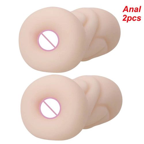 11 Cm Silicone Mâle Masturbateur Bouche Artificielle Anal Vaginal Pour Hommes 18 Pénis Pompe Gland Ventouse Vraie Chatte Jouets Sexuels Produits Érotiques--2 Anal