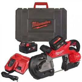 MILWAUKEE Scie à ruban 127 mm 18V 5Ah M18 FBS127-502C - 4933498310