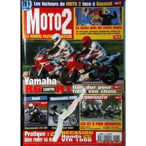 Moto 2 118 De 2000 Yamaha R6,R1,Kawasaki Zx9r Ninja,Honda Vtr 1000,Triumph Tt 600,Bmw R850rt,Honda St1100 Pan European,Triumph 1200 Trophy,Yamaha Gt900 Diversion,Aprilia Sr 125,Suzuki Gsx750,Gsx1200 I