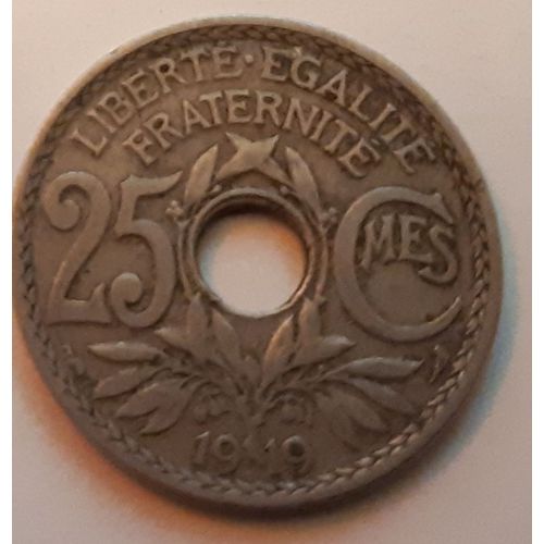 25 Centimes 1919