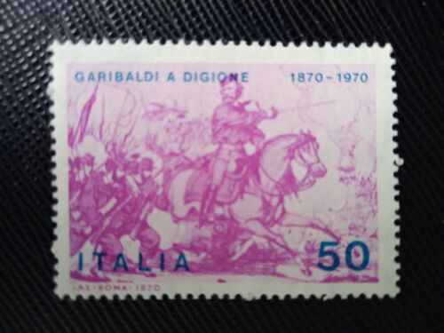 Timbre Italie Yt 1056 "Garibaldi À Dijon" (Gravure) 1970 ( 101207 )