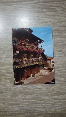 Carte Postale Yvoire Cite Medievale Maison Fleurie En L'état Sur Les Photos