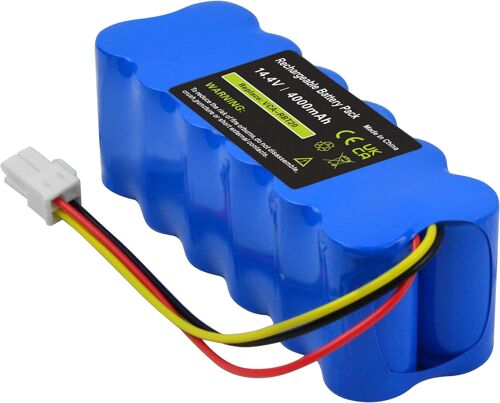 14.4V 4.0Ah NI-MH Compatible avec l'aspirateur Samsung Navibot VCA-RBT20 SR8840, SR8845, SR8855, SR8895