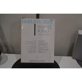 Berlin Sbest Volume 1 Song Folio With Words