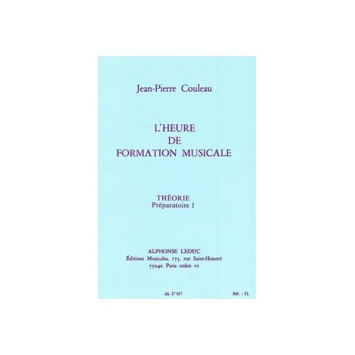 Heure De Formation Musicale Preparatoire 1 Theorie /