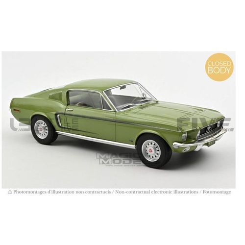 Norev 1/12 122704 Ford Mustang Fastback Gt - 1968 Diecast Modelcar-Norev