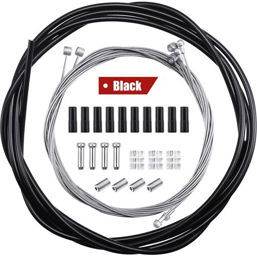4 Pièces (Noir)Kit De Boîtier De Câble De Frein Intérieur Universel Pour Vélo Remplacement De Câble De Frein De Vélo Pour Vélo De Montagne Vélo De Route