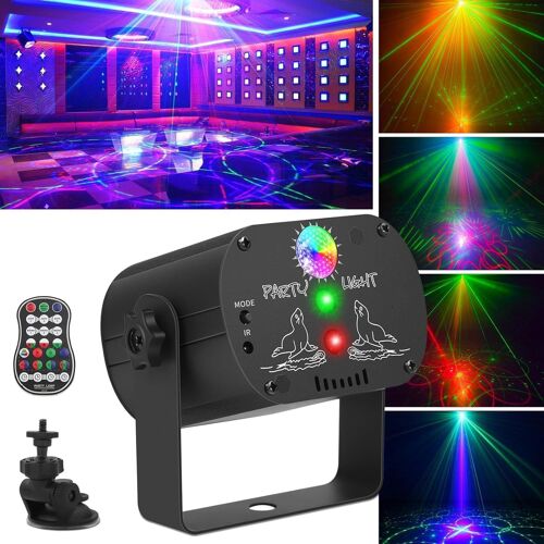 Lampe De Scène 60 Modes Led Rgb Boule Disco Avec Télécommande Lumière Disco Contrôlée Par Musique Et Stroboscope Lumière Stroboscopique Par Usb Pour Fête Dj Club Bar Noël Mariage Vacances