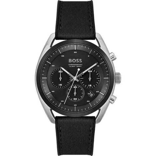 Montre - Acier,Tissu Noir - Hugo Boss - 1514091