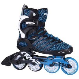 Patins À Roulettes - Tempish - Wire 3.0 - Nylon Noir/Bleu - Roues 84 Mm - Abec 9