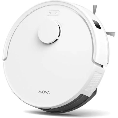 MOVA E20 - Robot Aspirateur Laveur - Navigation LDS, Puissance d'aspiration de 5 000 Pa - Aspirateur et Mop 2-en-1 - Compact