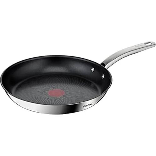 Poêle À Frire - Tefal - Intuition B8170644 - 28 Cm - Inox - Revêtement Anti-Adhésif En Titane