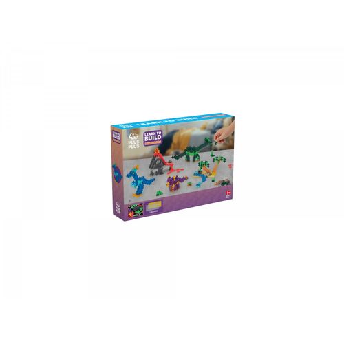 Kontiki Jeu De Construction Plus Plus - Kit Découverte Dinosaures - 600 Pcs - Pp3918