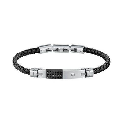 Bracelet En Acier Et Cristal - Sqh58