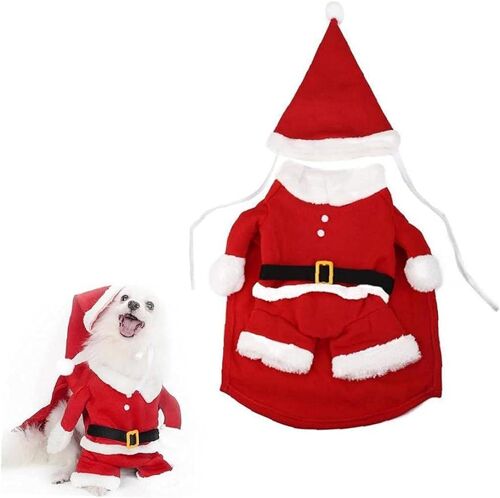 Décorations De Noël Et Animal De Compagnie (S), Ensemble De Costumes De Noël, Vêtements Réglables Pour Chiot, Ensemble De Chapeaux De Cosplay, Accessoires Photo