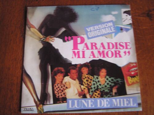Vinyle 45 Trs Lune De Miel : Paradise Mi Amor
