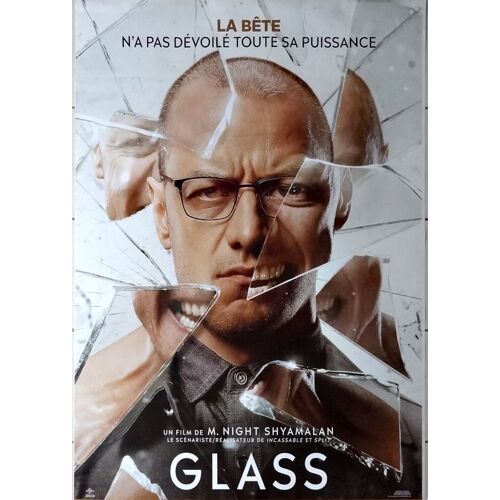 Glass : Affiche Cinéma Préventive (J Mc Avoy) 120x160 Cm