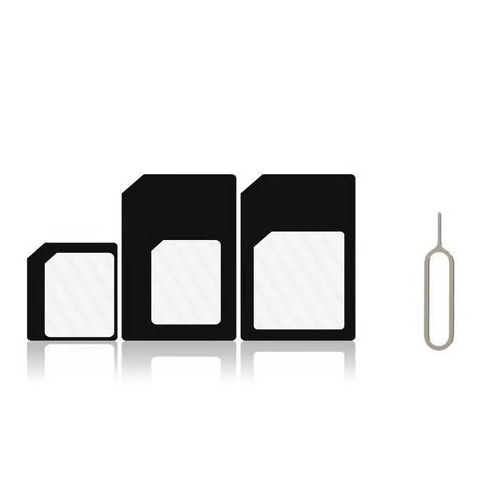 Adaptateurs De Nano Sim À Micro, De Nano Sim À Standard Sim Et De Micro Sim À Standard Sim
