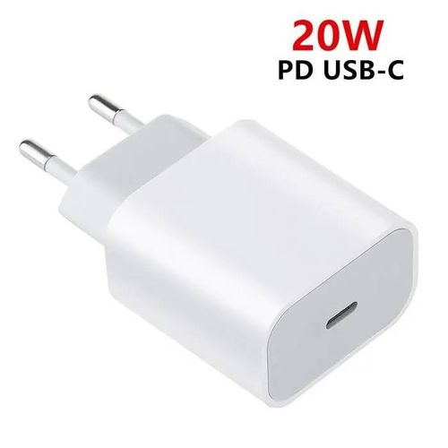 Pd 20w Charger Chargeur Usb C 20w Pd Pour Apple Iphone 12 Pro Max 12 Mini 11, Adaptateur De Charge Rapide