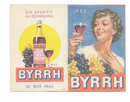 Calendrier Pub Byrrh De 1955