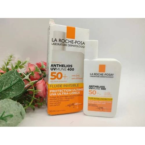 Crème Solaire - La Roche-Posay - Anthelios Fluide Invisible - Spf 50+ - 50ml - Hypoallergénique 