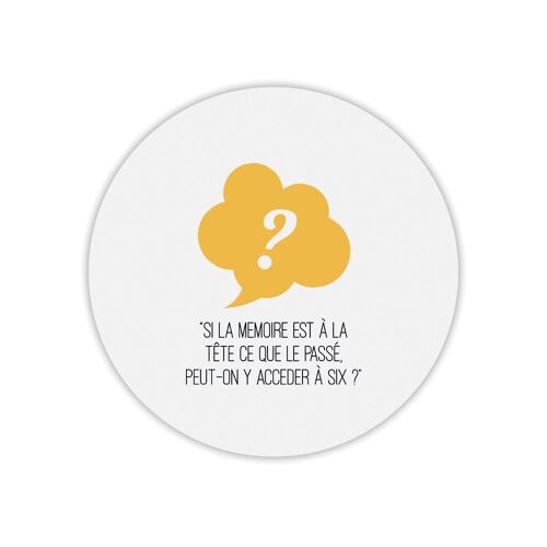 Tapis de souris rond kaamelott mémoire perceval 2