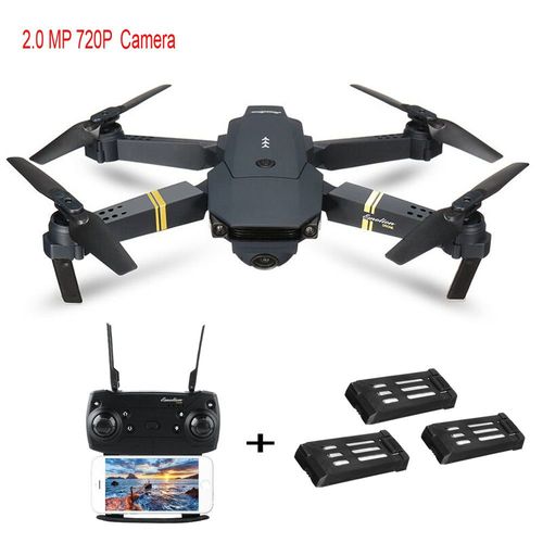 Buyiesky®E58 2mp W / 720p Caméra Wifi Fpv Pliable Selfie Drone Rc Quadcopter Rtf-Générique