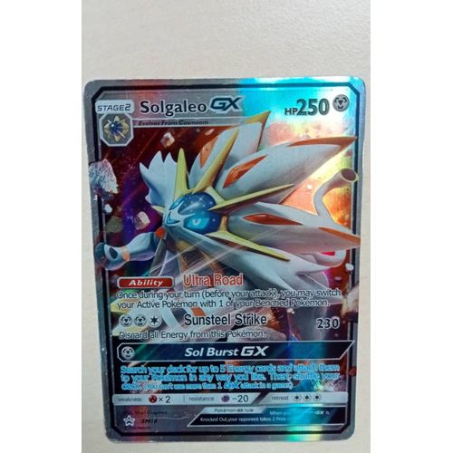 Vend Carte Pokémon Solgaleo Gx Hp 250
