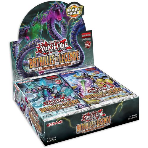 Yu-Gi-Oh! - Boite De 24 Boosters - Batailles De Légende : La Vengeance Monstrueuse - Français