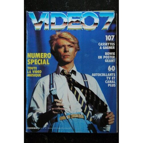 Video 7 041 N° 41 1985 David Bowie Elvis Presley Sylvie Vartan P. Sebastien Ppda + Cahier Erotic