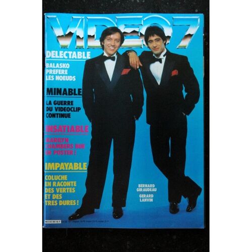 Video 7 044 1985 Balasko Bernard Giraudeau Gérard Lanvin Coluche Marylin Chambers