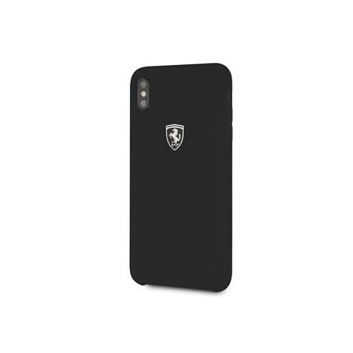 Coque pour Iphone Xs max 6,5 Ferrari silicone logo noire