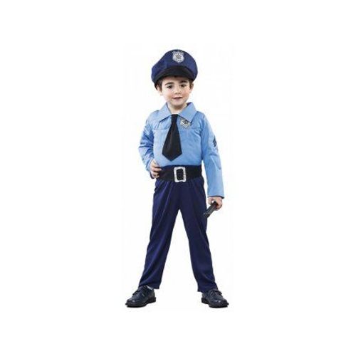 Deguisement Policier 2-3 Ans (Matraque Non Incluse) - Garcon - Agent De Police