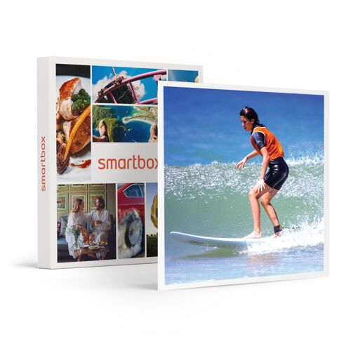 2 Cours De Surf Et 2 Jours De Location De Matériel Dans Les Landes - Smartbox - Coffret Cadeau Sport & Aventure