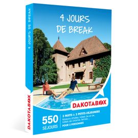 4 Jours De Break Dakotabox Coffret Cadeau Séjour