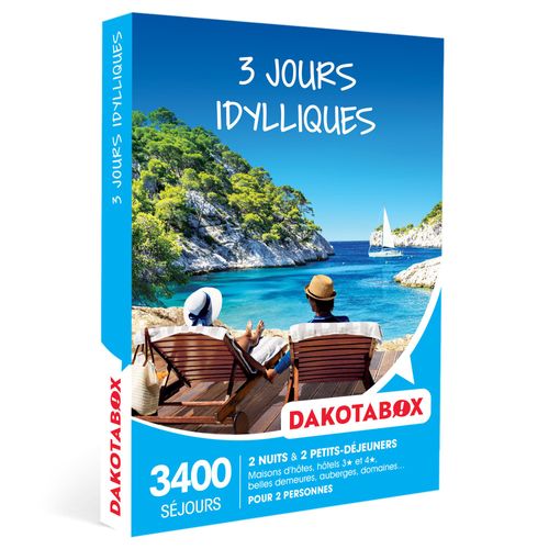 3 Jours Idylliques Dakotabox Coffret Cadeau Séjour
