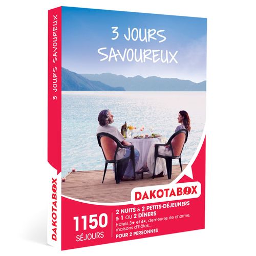 3 Jours Savoureux Dakotabox Coffret Cadeau Séjour