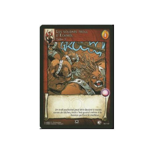 Carte Lanfeust De Troy Les Soldats Troll D'eckmul Commune