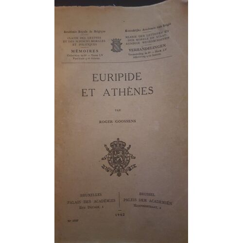 Euripide Et Athènes
