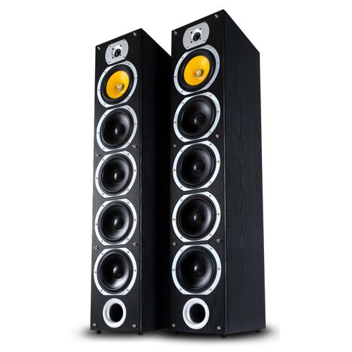 Bennett & Ross Exosphere Hi-Fi Paire D'enceintes Colonne Noires 2x 200w Rms