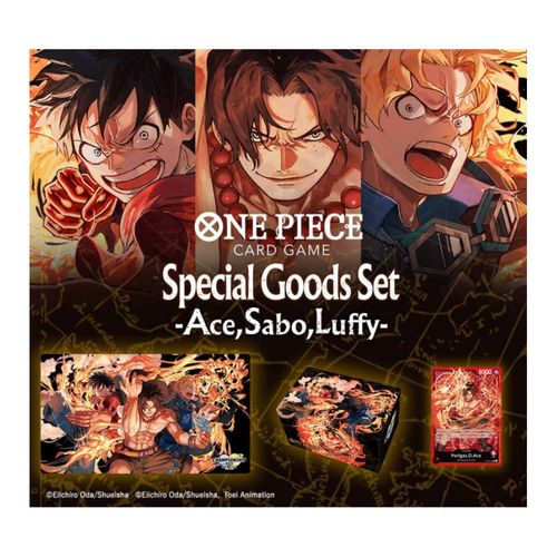 One Piece Card Game - Tapis De Jeu - Et Boîte De Rangement - Ace/Sabo/Luffy