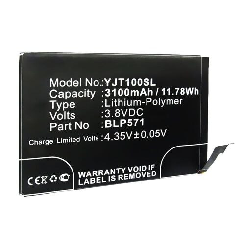 Batterie Pour Oneplus One (A0001) - Blp571 (3100mah) Batterie De Remplacement