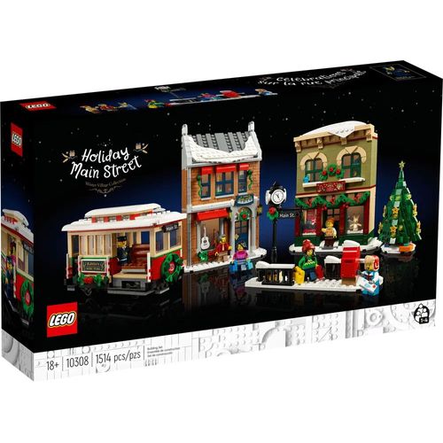 LEGO Icons - La grande rue décorée pour les fêtes - 10308
