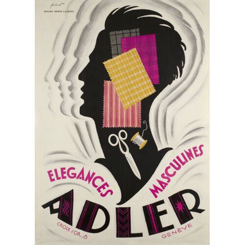 Affiche Adler Geneve