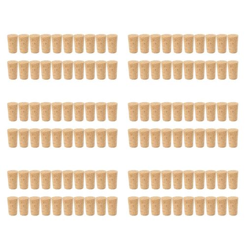 120 Pcs / Lot LièGe En Bois Naturel Bouchon de Vin Bouchon de Bouteille En Bois Bouchon Type de Cône Bouchons de Vin Bouchon Bouchon D'ÉtanchéIté Bouchons de Bouteilles de Bière